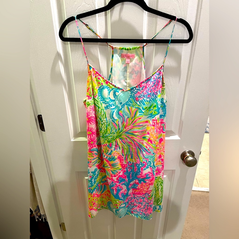 Lily Pulitzer bright color summer mini dress